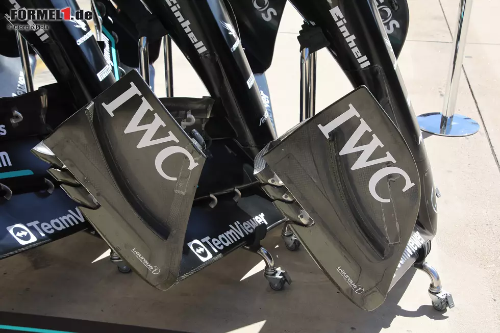 Foto zur News: Mercedes W14: Frontflügel-Endplatten
