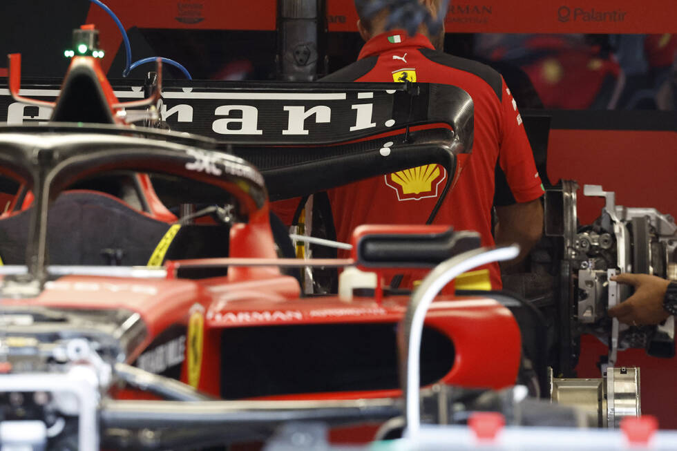 Foto zur News: Ferrari SF-23: Heckflügel