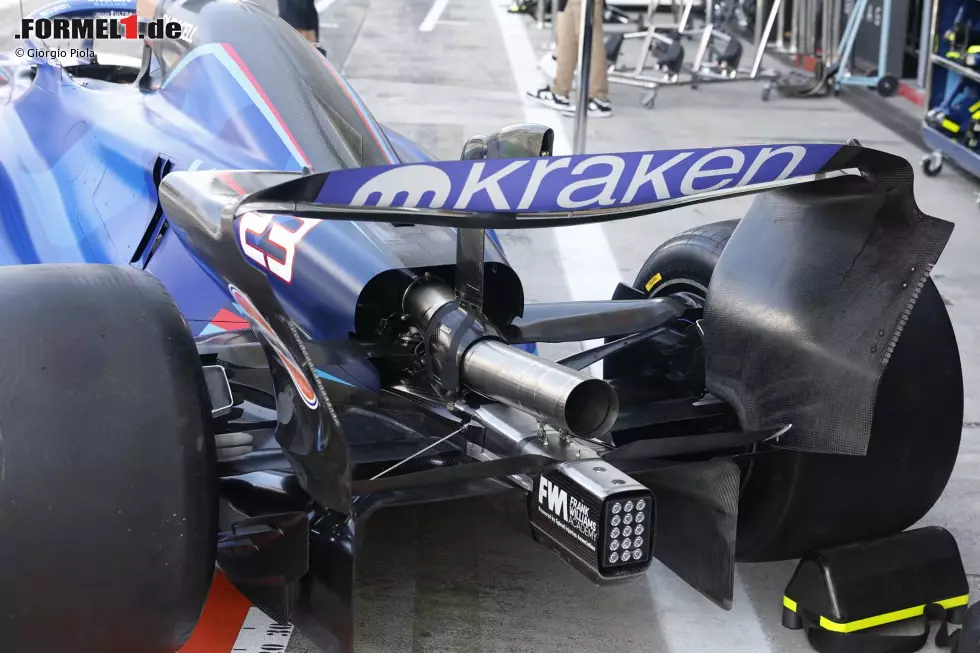 Williams' Low-Downforce-Angebot für den Großen Preis von Italien, zusammen mit einem einzelnen Beam-Wing-Element, das ebenfalls an die Anforderungen der Strecke angepasst wurde. Foto zur News: Williams' Low-Downforce-Angebot für den Großen Preis von Italien, zusammen mit einem einzelnen Beam-Wing-Element, das ebenfalls an die Anforderungen der Strecke angepasst wurde.