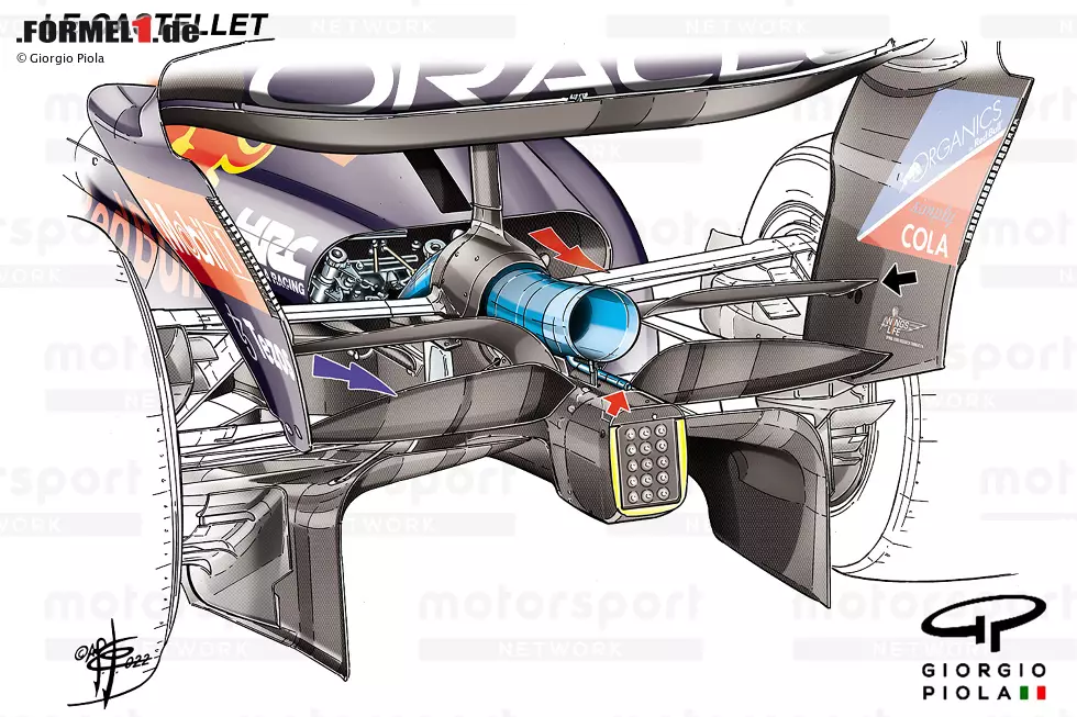 Beim Beam-Flügel verfügte Red Bull allerdings über mehr Variabilität, weil man nicht nur das Design optimierte, sondern auch verschiedene Konfigurationen zur Verfügung hatte, um das Set-up zu verbessern. Foto zur News: Beim Beam-Flügel verfügte Red Bull allerdings über mehr Variabilität, weil man nicht nur das Design optimierte, sondern auch verschiedene Konfigurationen zur Verfügung hatte, um das Set-up zu verbessern.