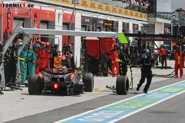 Foto zur News: George Russell (5): Von der Pace her hätte er natürlich eine bessere Note verdient gehabt. Mit dem Crash warf er allerdings einen sicheren vierten Platz und vielleicht sogar eine Chance auf das Podium weg. So ein Fehler wird entsprechend hart bestraft.