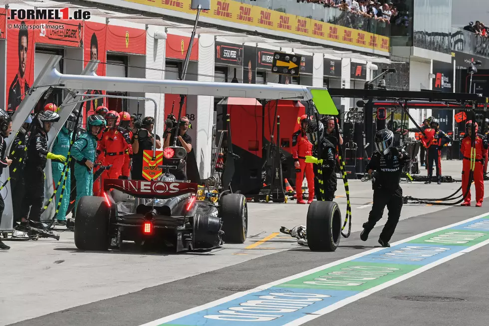 Foto zur News: George Russell (5): Von der Pace her hätte er natürlich eine bessere Note verdient gehabt. Mit dem Crash warf er allerdings einen sicheren vierten Platz und vielleicht sogar eine Chance auf das Podium weg. So ein Fehler wird entsprechend hart bestraft.