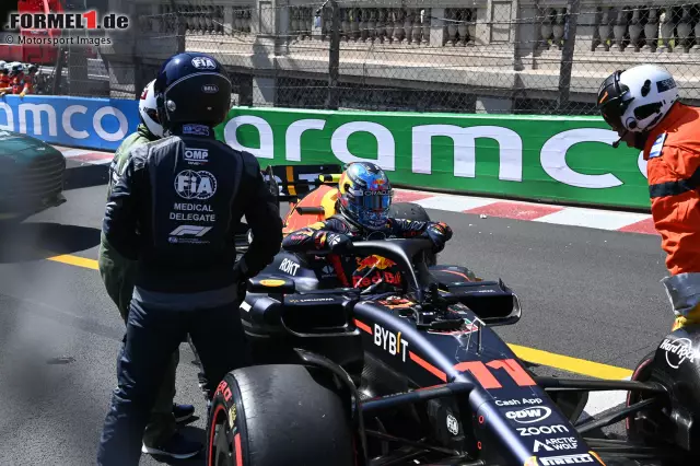 Foto zur News: Sergio Perez (6): Einige hätten ihm noch eine 5 gegeben, aber letztendlich war eine knappe Mehrheit für die "Höchststrafe". Wer Weltmeister werden will, der darf das Auto nicht in Q1 wegfeuern - und schon gar nicht in Monaco. Im Rennen dann auch einige Zwischenfälle, aber da war sowieso schon alles zu spät ...