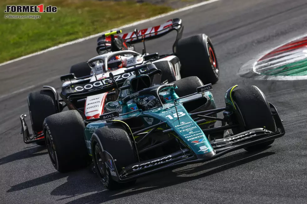 Foto zur News: Lance Stroll (5): Ja, er verpasste am Freitag beide Trainings. Trotzdem ist das keine Entschuldigung dafür, im Rennen nur 16. und im Qualifying sogar Letzter zu werden. Auch der Aston Martin war in Monza nicht gut, aber der Teamkollege zeigte, dass die Top 10 am Samstag und Sonntag möglich waren.