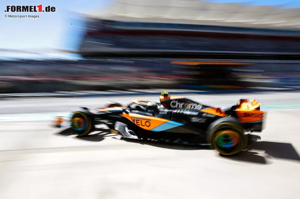 Lando Norris (2): Gutes und konstantes Wochenende von Norris in den USA. Hat Piastri sicher auf Distanz gehalten und wieder mal ein Podestergebnis eingefahren. Foto zur News: Lando Norris (2): Gutes und konstantes Wochenende von Norris in den USA. Hat Piastri sicher auf Distanz gehalten und wieder mal ein Podestergebnis eingefahren.