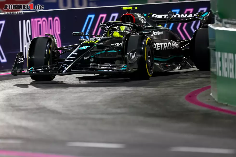 Lewis Hamilton (3): Auch hier war das Qualifying mit dem Aus in Q2 einfach nicht gut genug. Im Rennen hätte ebenfalls mehr als P7 drin sein können, wenn es den Zwischenfall mit Piastri nicht gegeben hätte. Am Ende wieder einmal nur Schadensbegrenzung für den Rekordchampion. Foto zur News: Lewis Hamilton (3): Auch hier war das Qualifying mit dem Aus in Q2 einfach nicht gut genug. Im Rennen hätte ebenfalls mehr als P7 drin sein können, wenn es den Zwischenfall mit Piastri nicht gegeben hätte. Am Ende wieder einmal nur Schadensbegrenzung für den Rekordchampion.