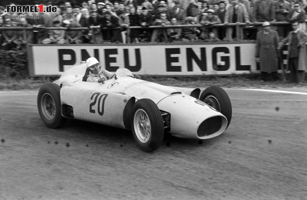 Foto zur News: #10: Andre Pilette (37 Jahre, 241 Tage) - Der Belgier nimmt insgesamt nur an neun Formel-1-Rennen teil. 1956 darf er bei seinem Heimrennen in Spa einmalig für die Scuderia starten. Er kommt als Sechster ins Ziel - mit drei Runden Rückstand. Damit bleibt er lediglich eine Randnotiz in der Ferrari-Geschichte.