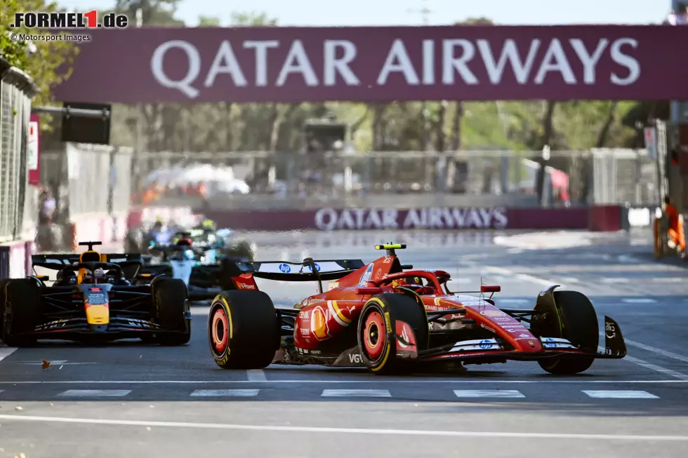 Carlos Sainz (Marc Surer: 2) - "Er sagt klar, Baku ist nicht seine Lieblingsstrecke. Trotzdem eine starke Vorstellung." Foto zur News: Carlos Sainz (Marc Surer: 2) - "Er sagt klar, Baku ist nicht seine Lieblingsstrecke. Trotzdem eine starke Vorstellung."