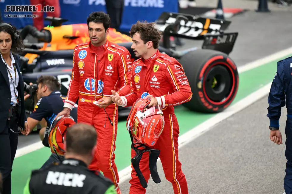 Charles Leclerc (Redaktion: 3) - Auch hier ist bei uns von einer 2 bis zur 4 alles dabei. Uneinigkeit herrscht unter anderem darüber, ob er selbst die Schuld bei der Berührung mit seinem Teamkollegen trägt? Am Ende in Qualifying und Rennen vor Sainz, auch dank der besseren Strategie. Foto zur News: Charles Leclerc (Redaktion: 3) - Auch hier ist bei uns von einer 2 bis zur 4 alles dabei. Uneinigkeit herrscht unter anderem darüber, ob er selbst die Schuld bei der Berührung mit seinem Teamkollegen trägt? Am Ende in Qualifying und Rennen vor Sainz, auch dank der besseren Strategie.