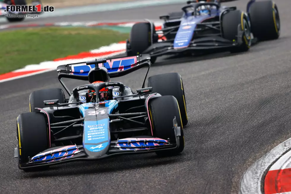 Esteban Ocon (Marc Surer: 2) - "Der Alpine bleibt auch mit dem Update eine echte Gurke. Aber Ocon macht noch so ziemlich das Beste draus." Foto zur News: Esteban Ocon (Marc Surer: 2) - "Der Alpine bleibt auch mit dem Update eine echte Gurke. Aber Ocon macht noch so ziemlich das Beste draus."