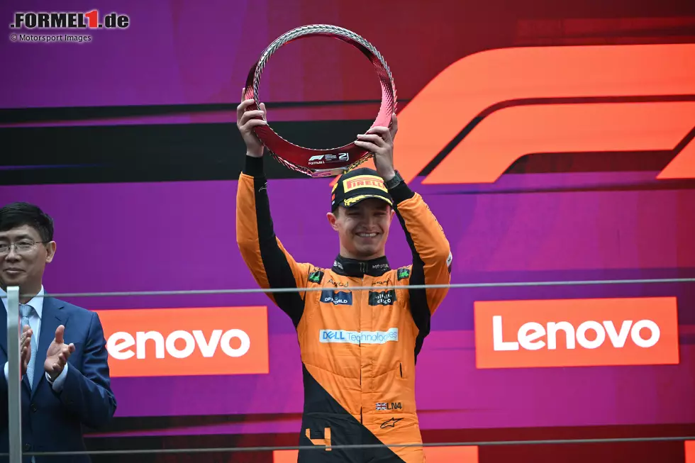 Lando Norris (Marc Surer: 1) - "Der McLaren ist ein bisschen eine Wundertüte. Aber was Lando damit anstellt, ist einfach großartig! Auch im Vergleich zum Teamkollegen." Foto zur News: Lando Norris (Marc Surer: 1) - "Der McLaren ist ein bisschen eine Wundertüte. Aber was Lando damit anstellt, ist einfach großartig! Auch im Vergleich zum Teamkollegen."