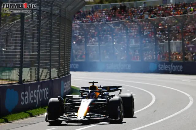 Foto zur News: 2. Max Verstappen (Red Bull) beim Großen Preis von Australien 2024 - Grund: Bremsdefekt
