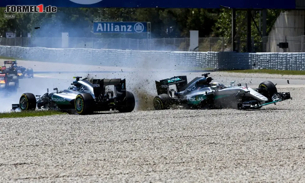 Foto zur News: 8. Nico Rosberg (Mercedes) beim Großen Preis von Spanien 2016 - Grund: Unfall