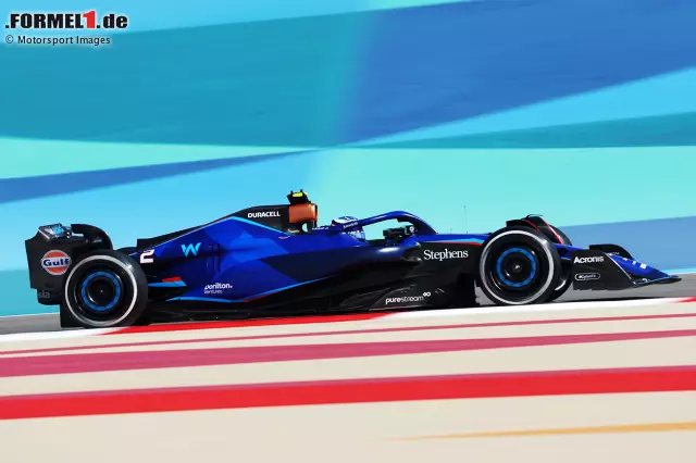 Foto zur News: Logan Sargeant: Williams FW45 (2023)