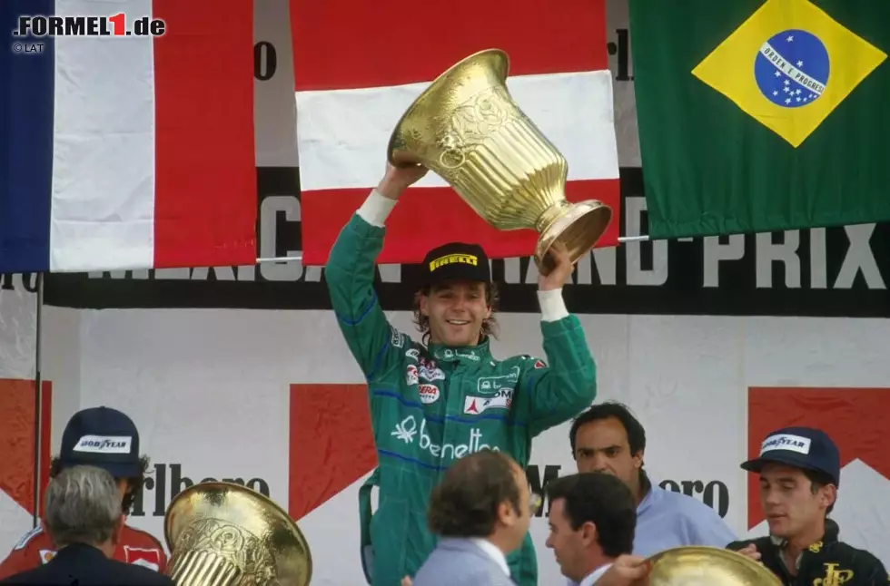 9. Gerhard Berger (10 Jahre, 9 Monate, 15 Tage): Der Österreicher gewann mit Benetton 1986 den vorletzten Saisonlauf in Mexiko, weil seine Pirelli-Reifen mit der Hitze besser zurechtkamen als die Goodyear-Pneus vieler Konkurrenten. Foto zur News: 9. Gerhard Berger (10 Jahre, 9 Monate, 15 Tage): Der Österreicher gewann mit Benetton 1986 den vorletzten Saisonlauf in Mexiko, weil seine Pirelli-Reifen mit der Hitze besser zurechtkamen als die Goodyear-Pneus vieler Konkurrenten.