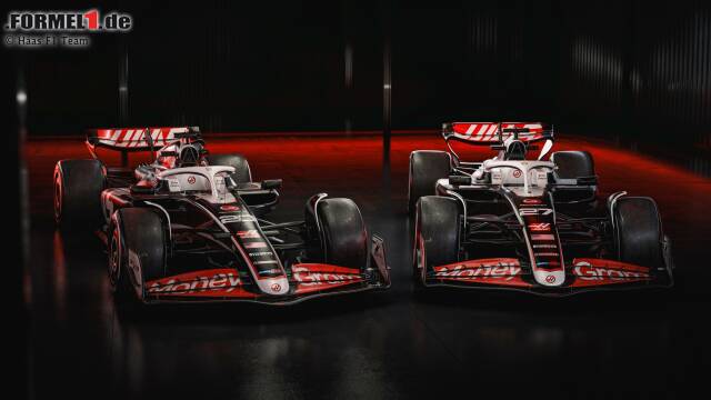 Foto zur News: Haas hat den neuen VF-24 für die Formel-1-Saison 2024 offiziell vorgestellt. Hier sind die ersten Bilder und Informationen zum Neuwagen von Nico Hülkenberg und Kevin Magnussen!