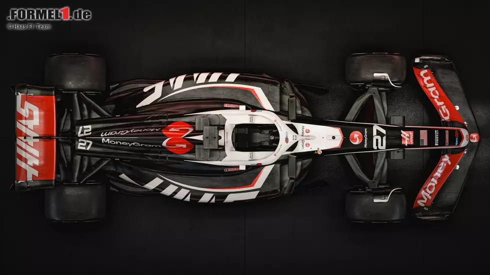 Foto zur News: Bei der Bezeichnung knüpft Haas an sein bisheriges Vorgehen an: &quot;VF&quot; steht für &quot;Very First&quot; - und so heißen seit 2016 alle Formel-1-Autos des Teams, obwohl natürlich nur der VF-16 wirklich &quot;das allererste&quot; Formel-1-Auto von Haas war. Dahinter kommt jeweils die Jahreszahl, fertig.