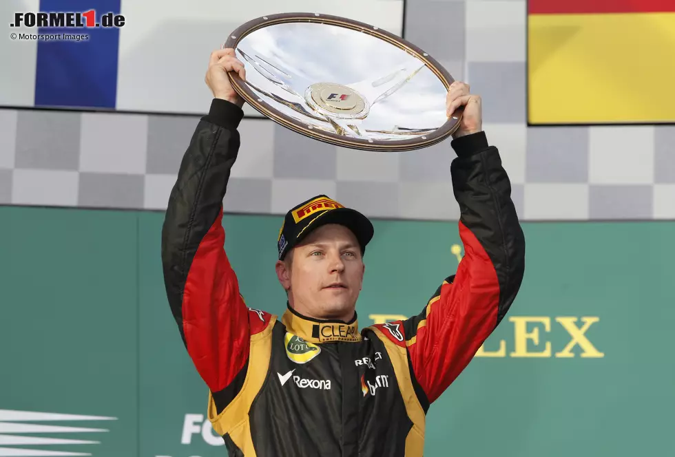 #1 - Kimi Räikkönen (Finnland): Er taucht als einziger zwei Mal in diesen Top 10 auf, und das mit der bisher längsten Durststrecke aller Formel-1-Fahrer. Denn nach Räikkönens Sieg beim Australien-Grand-Prix 2013 für Lotus ... Foto zur News: #1 - Kimi Räikkönen (Finnland): Er taucht als einziger zwei Mal in diesen Top 10 auf, und das mit der bisher längsten Durststrecke aller Formel-1-Fahrer. Denn nach Räikkönens Sieg beim Australien-Grand-Prix 2013 für Lotus ...