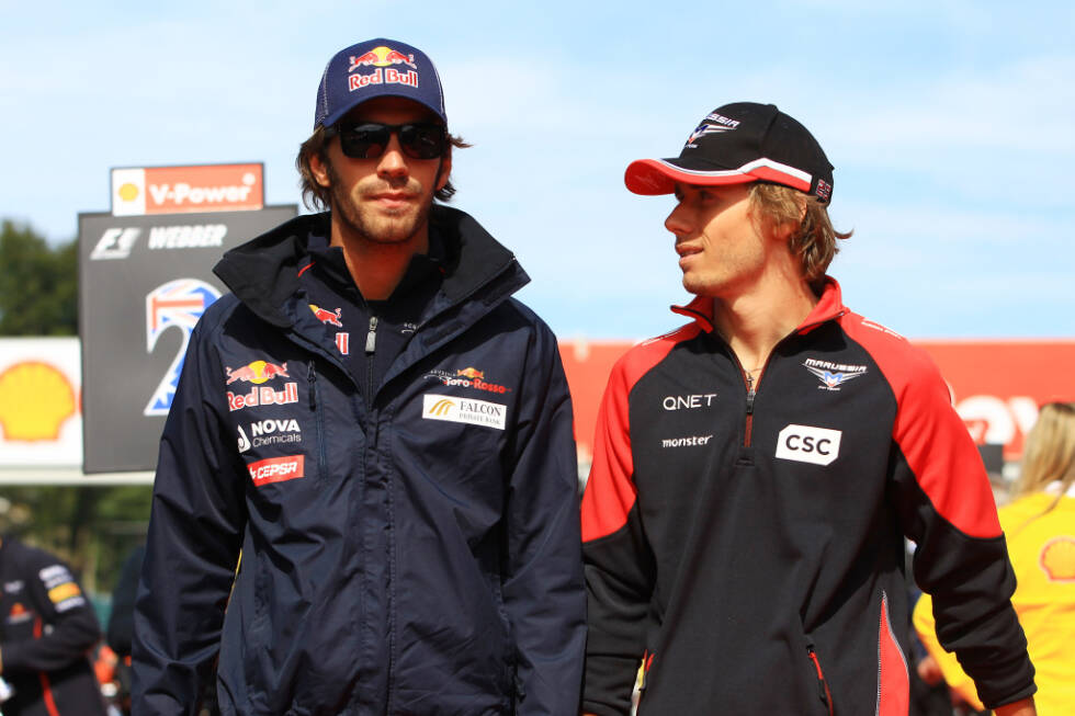 Foto zur News: 2012: 2 Rookies - 17. Jean-Eric Vergne (Toro Rosso/16) und 21. Charles Pic (Marussia/0)