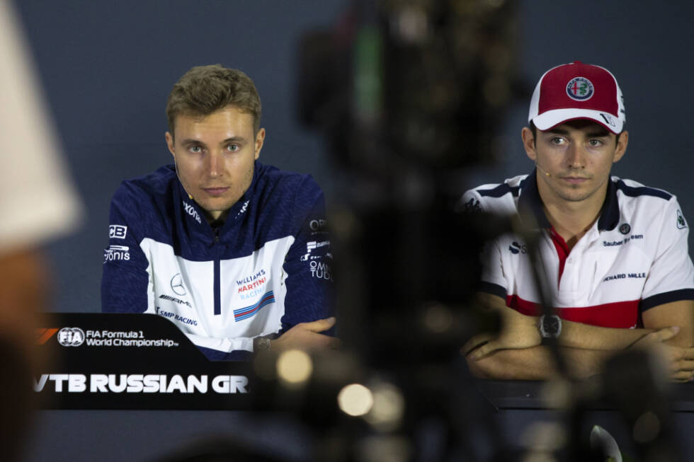 Foto zur News: 2018: 2 Rookies - 13. Charles Leclerc (Sauber/39) und 20. Sergei Sirotkin (Williams/1)