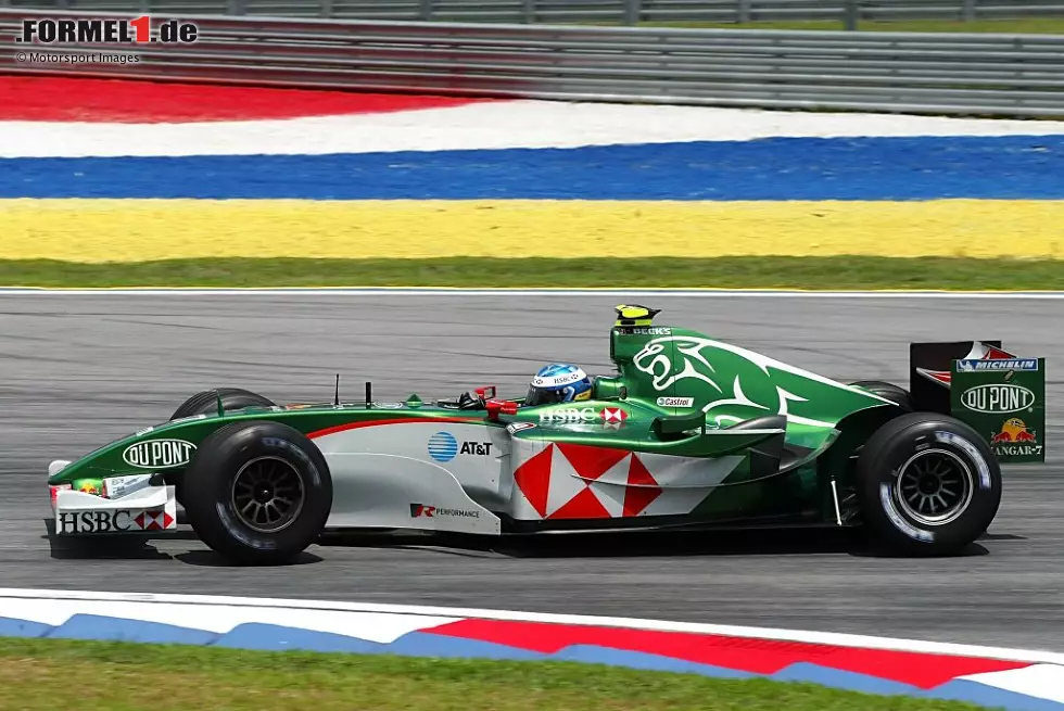 Wirdheim wechselte für 2004 zu Jaguar, wo er als dritter Fahrer jedes einzelne Freitagstraining bestreiten durfte - damals noch in einem Zusatzauto. Weiter ging es auf der F1-Leiter aber nicht und über die ChampCar-Serie und die Formel Nippon kam er in die japanische Super-GT-Serie, wo er bis 2017 fuhr. Foto zur News: Wirdheim wechselte für 2004 zu Jaguar, wo er als dritter Fahrer jedes einzelne Freitagstraining bestreiten durfte - damals noch in einem Zusatzauto. Weiter ging es auf der F1-Leiter aber nicht und über die ChampCar-Serie und die Formel Nippon kam er in die japanische Super-GT-Serie, wo er bis 2017 fuhr.