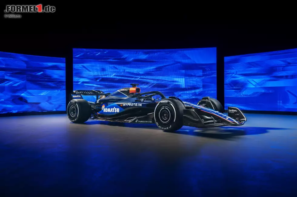 Foto zur News: Williams hat bei seinem Launch 2024 kein Geheimnis daraus gemacht, dass man lediglich das alte 2023er-Auto mit einem neuen Design gezeigt hat. So ehrlich waren allerdings nicht alle Teams, denn einige haben offiziell zwar den neuen Boliden gezeigt, dabei jedoch Dinge verschwiegen oder sogar ganz bewusst verfälscht ...