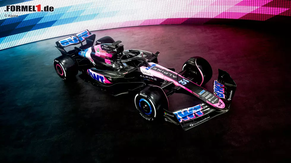 Immerhin: Es gab auch Teams wie Alpine, die beim Launch deutlich mehr vom echten Auto zeigten - zumindest auf den ersten Blick. Denn auch diese Boliden könnten in Bahrain an einigen Stellen noch einmal ganz anders aussehen ... Foto zur News: Immerhin: Es gab auch Teams wie Alpine, die beim Launch deutlich mehr vom echten Auto zeigten - zumindest auf den ersten Blick. Denn auch diese Boliden könnten in Bahrain an einigen Stellen noch einmal ganz anders aussehen ...