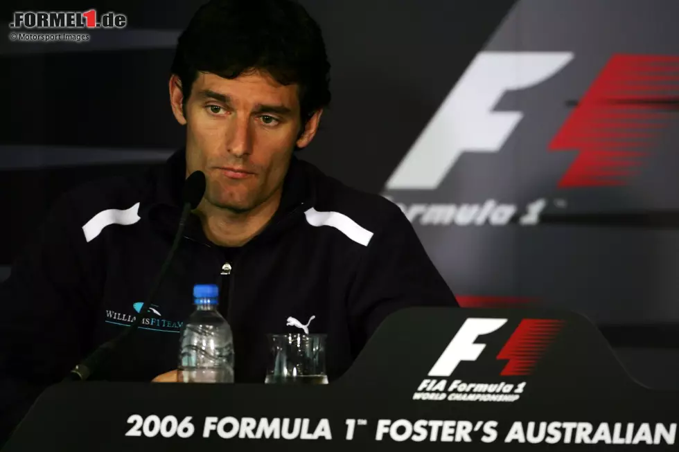 ... entwickelt ein Problem mit der Kraftübertragung und Webber fällt aus. Seinen Heim-Grand-Prix in Australien gewinnt er nie. Foto zur News: ... entwickelt ein Problem mit der Kraftübertragung und Webber fällt aus. Seinen Heim-Grand-Prix in Australien gewinnt er nie.