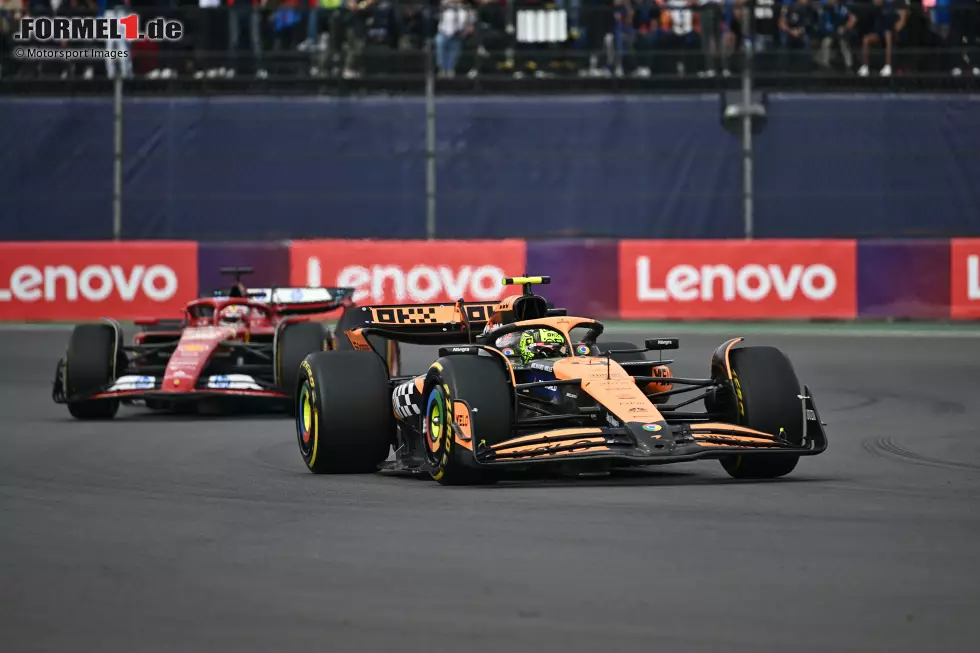Lando Norris (Marc Surer: 2) - "Er musste das Auto abgeben. Der McLaren war nicht siegfähig. Aber Norris machte das Beste daraus." Foto zur News: Lando Norris (Marc Surer: 2) - "Er musste das Auto abgeben. Der McLaren war nicht siegfähig. Aber Norris machte das Beste daraus."