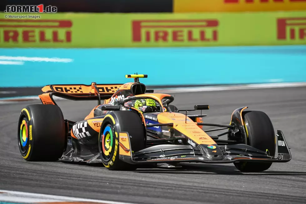 Lando Norris (Marc Surer: 1) - "Ist im Sprintquali eine super Zeit gefahren, hatte dann aber im Sprint selbst ein bisschen Pech. Das Rennen hat er nicht nur mit Glück gewonnen. Er war einfach superschnell!" Foto zur News: Lando Norris (Marc Surer: 1) - "Ist im Sprintquali eine super Zeit gefahren, hatte dann aber im Sprint selbst ein bisschen Pech. Das Rennen hat er nicht nur mit Glück gewonnen. Er war einfach superschnell!"