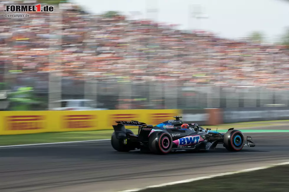 Esteban Ocon (Marc Surer: 3) - "Fehlt Motorleistung? Der Start auf harten Reifen hat ein bisschen geholfen." Foto zur News: Esteban Ocon (Marc Surer: 3) - "Fehlt Motorleistung? Der Start auf harten Reifen hat ein bisschen geholfen."
