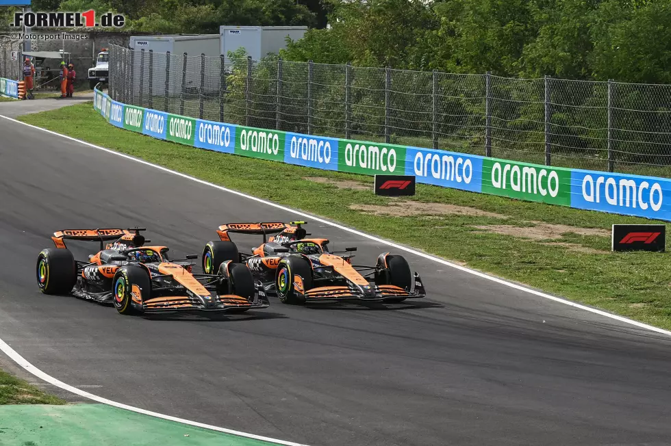 Lando Norris (Marc Surer: 3) - "Die Pole und der Start waren gut. Aber er darf sich nicht so überrumpeln lassen. Er muss härter werden." Foto zur News: Lando Norris (Marc Surer: 3) - "Die Pole und der Start waren gut. Aber er darf sich nicht so überrumpeln lassen. Er muss härter werden."