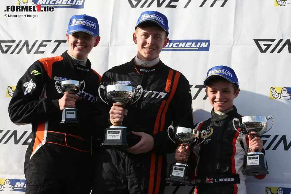 Foto zur News: In jungen Jahren tritt Norris gegen teils ältere Gegner an - und schlägt diese regelmäßig. Nachdem er 2014 die Kart-Weltmeisterschaft gewonnen hat, folgt ein Jahr später in der Britischen Formel 4 der erste Titel im Einsitzer, 2016 folgen weitere Triumphe in der Formel Renault und der Toyota Racing Series.