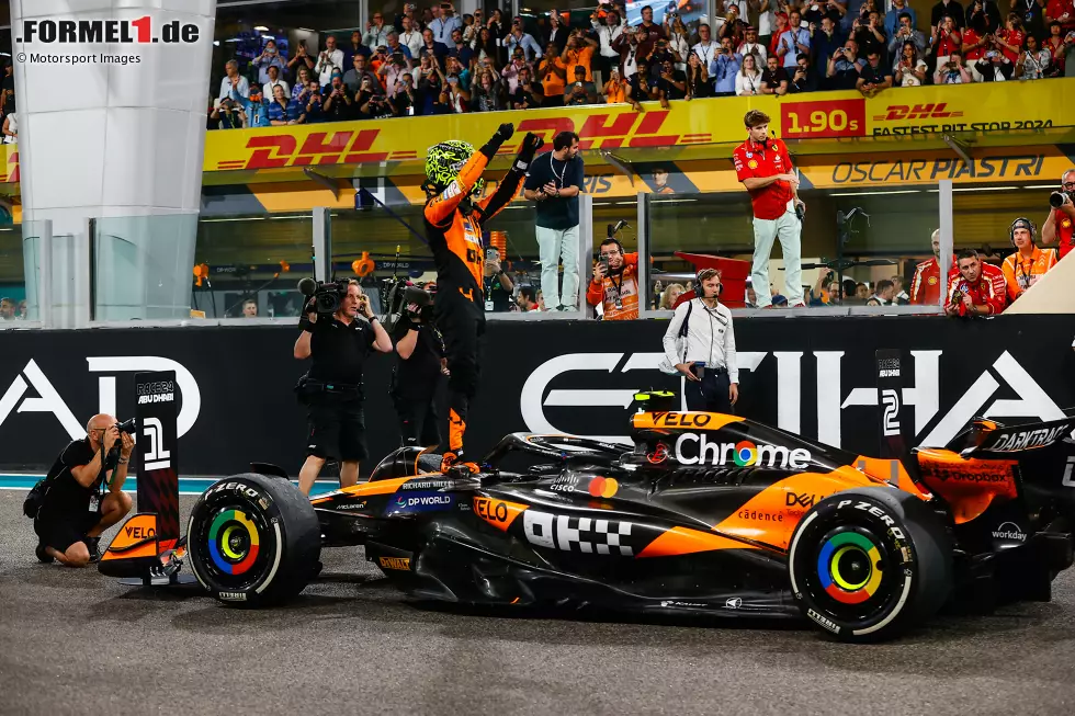 Lando Norris (Marc Surer: 1) - "Niemand konnte ihn an diesem Wochenende schlagen." Foto zur News: Lando Norris (Marc Surer: 1) - "Niemand konnte ihn an diesem Wochenende schlagen."