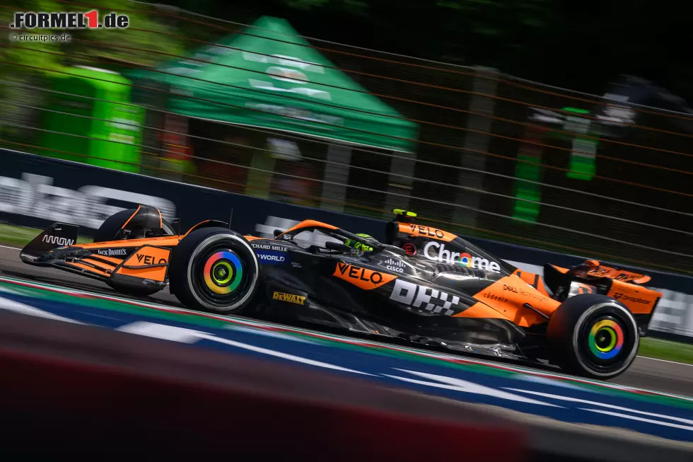 Lando Norris (Marc Surer: 2) - "Danke für den Endspurt, dafür gäbe es eine 1. Aber hatte er nicht im ersten Stint aufgegeben? Sah zumindest so aus. Zu früh!" Foto zur News: Lando Norris (Marc Surer: 2) - "Danke für den Endspurt, dafür gäbe es eine 1. Aber hatte er nicht im ersten Stint aufgegeben? Sah zumindest so aus. Zu früh!"