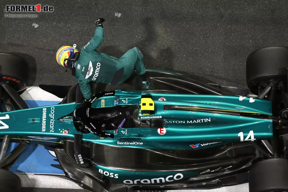 Fernando Alonso (Marc Surer: 2) - "So, wie wir ihn kennen! Er alles auf den Punkt gebracht. Obwohl der Aston im Renntrimm nicht so stark ist wie 2023." Foto zur News: Fernando Alonso (Marc Surer: 2) - "So, wie wir ihn kennen! Er alles auf den Punkt gebracht. Obwohl der Aston im Renntrimm nicht so stark ist wie 2023."