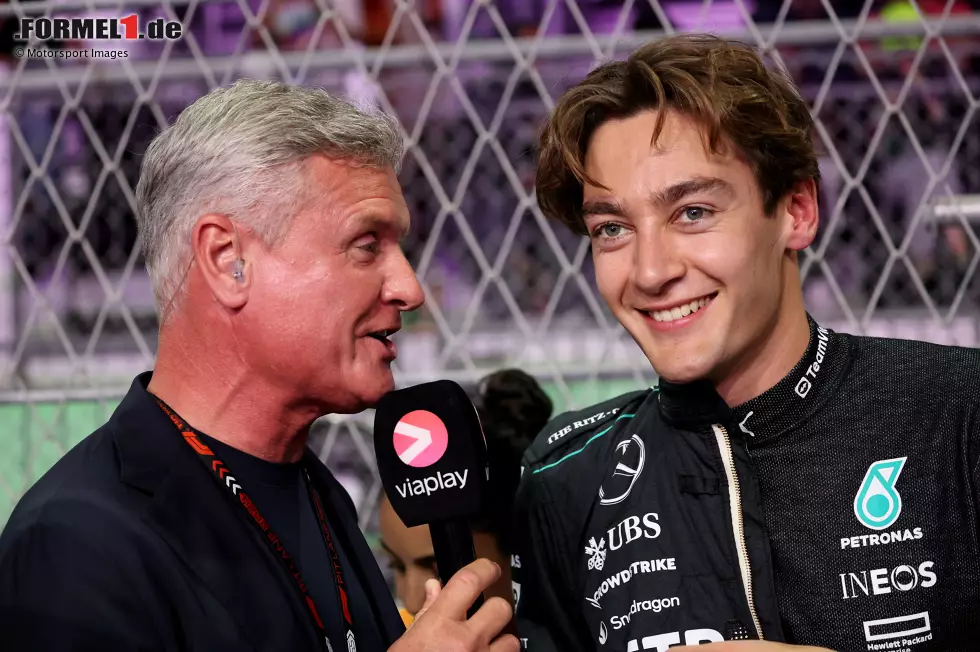 George Russell (Marc Surer: 2) - "Wie schon im vergangenen Jahr kommt er mit einem schlecht liegenden Auto offenbar besser klar als Lewis." Foto zur News: George Russell (Marc Surer: 2) - "Wie schon im vergangenen Jahr kommt er mit einem schlecht liegenden Auto offenbar besser klar als Lewis."