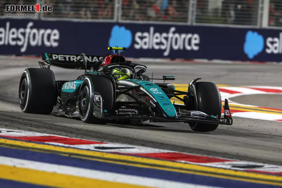 Lewis Hamilton (Marc Surer: 3) - "Nach dem Highlight im Qualifying sind im Rennen wieder die alten Probleme aufgetreten. Der Poker mit weichen Reifen war auch nix." Foto zur News: Lewis Hamilton (Marc Surer: 3) - "Nach dem Highlight im Qualifying sind im Rennen wieder die alten Probleme aufgetreten. Der Poker mit weichen Reifen war auch nix."