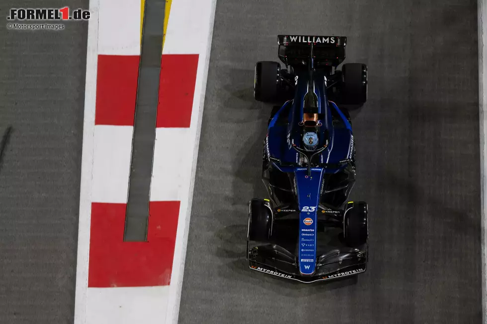 Alexander Albon (Marc Surer: 3) - "Die Leistungen des Freien Trainings konnte er nicht abrufen, als es drauf ankam." Foto zur News: Alexander Albon (Marc Surer: 3) - "Die Leistungen des Freien Trainings konnte er nicht abrufen, als es drauf ankam."