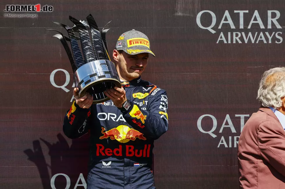 Max Verstappen (Redaktion: 2) - Auch bei uns sorgt unter anderem der Fehler im Qualifying dafür, dass es nicht zur Bestnote reicht. Wenn man sich allerdings anschaut, wie langsam der Teamkollege wieder war, dann war der Red Bull auch an diesem Wochenende wohl wieder nicht das schnellste Auto. Daher ein guter zweiter Platz am Ende. Foto zur News: Max Verstappen (Redaktion: 2) - Auch bei uns sorgt unter anderem der Fehler im Qualifying dafür, dass es nicht zur Bestnote reicht. Wenn man sich allerdings anschaut, wie langsam der Teamkollege wieder war, dann war der Red Bull auch an diesem Wochenende wohl wieder nicht das schnellste Auto. Daher ein guter zweiter Platz am Ende.