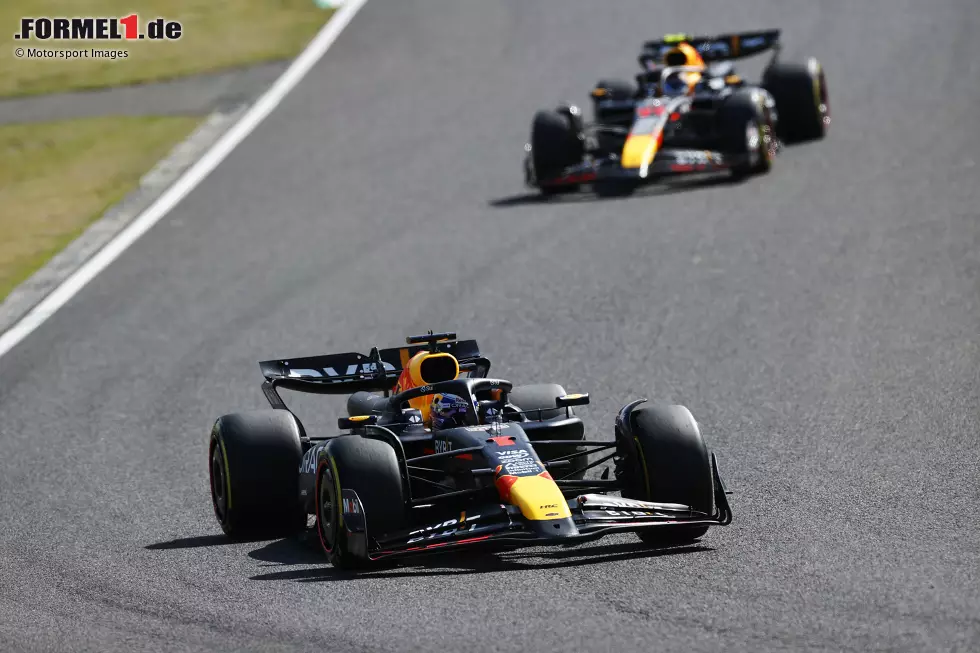 Max Verstappen (Marc Surer: 1) - "Nachdem er im Qualifying nur knapp vorn war, muss man wohl wahrscheinlich glauben, dass er das Auto wirklich für das Rennen abgestimmt hat. Beeindruckend souverän!" Foto zur News: Max Verstappen (Marc Surer: 1) - "Nachdem er im Qualifying nur knapp vorn war, muss man wohl wahrscheinlich glauben, dass er das Auto wirklich für das Rennen abgestimmt hat. Beeindruckend souverän!"