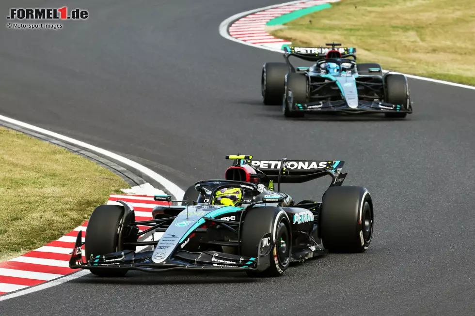 Lewis Hamilton (Marc Surer: 3) - "Im Training kam er gut zurecht und war optimistisch. Im Rennen wurde er dann aber vom Mercedes-Alltag eingeholt." Foto zur News: Lewis Hamilton (Marc Surer: 3) - "Im Training kam er gut zurecht und war optimistisch. Im Rennen wurde er dann aber vom Mercedes-Alltag eingeholt."