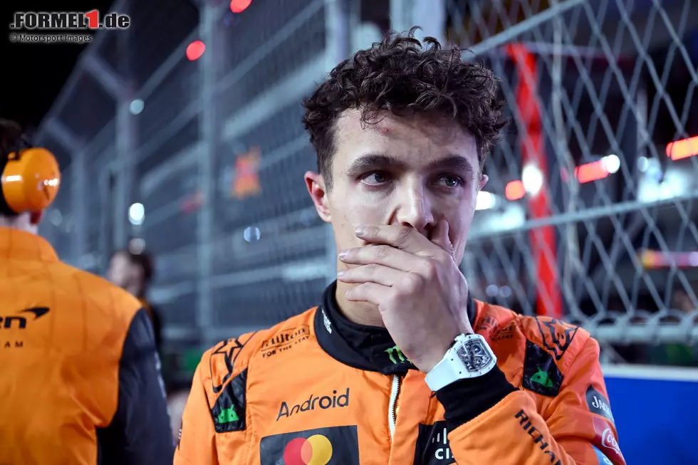 Lando Norris (Redaktion: 3) - Auch wir hätten uns bei der WM-Entscheidung mehr erwartet. Sicherlich war McLaren nicht das beste Auto, aber dass er Verstappen praktisch kampflos den Titel überlassen hat, obwohl er direkt neben ihm gestartet war, war uns zu wenig. Foto zur News: Lando Norris (Redaktion: 3) - Auch wir hätten uns bei der WM-Entscheidung mehr erwartet. Sicherlich war McLaren nicht das beste Auto, aber dass er Verstappen praktisch kampflos den Titel überlassen hat, obwohl er direkt neben ihm gestartet war, war uns zu wenig.