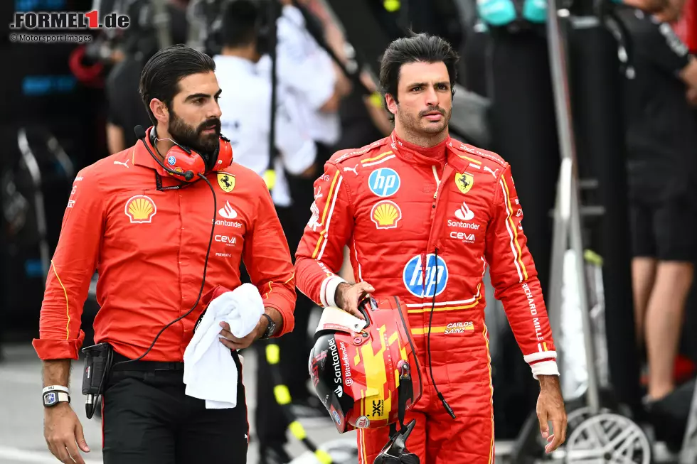 Carlos Sainz (Redaktion: 2) - Das sehen wir ganz ähnlich. Im Qualifying noch mit Problemen, im Rennen meldete er sich stark zurück und zeigte unter anderem ein tolles Manöver gegen Perez. Im Ziel dann nur knapp sieben Sekunden hinter dem Teamkollegen und damit dem Podium. Foto zur News: Carlos Sainz (Redaktion: 2) - Das sehen wir ganz ähnlich. Im Qualifying noch mit Problemen, im Rennen meldete er sich stark zurück und zeigte unter anderem ein tolles Manöver gegen Perez. Im Ziel dann nur knapp sieben Sekunden hinter dem Teamkollegen und damit dem Podium.