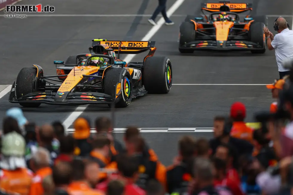 Foto zur News: Platz 8: McLaren (2025) - 7 Doppelsiege in 20 Rennen (Saison läuft noch)