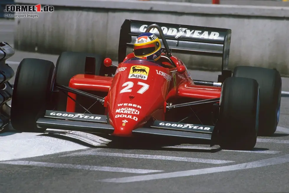 Foto zur News: Michele Alboreto (1985): Genau umgekehrt läuft es bei Ferrari zwei Jahre später, als Alboreto einen guten Start in die Saison erwischt - und den Titel hintenraus verliert. Mitte der Saison führt der Italiener die WM an, doch in den letzten fünf Rennen ...