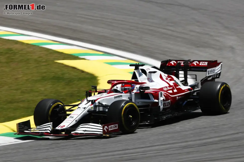 Foto zur News: Seine letzten Formel-1-Rennen fährt der "Iceman" bis 2021 bei Ferrari-Kundenteam Alfa Romeo. Am Ende kommt er auf eine Karriereleistung von 350 Grands Prix.