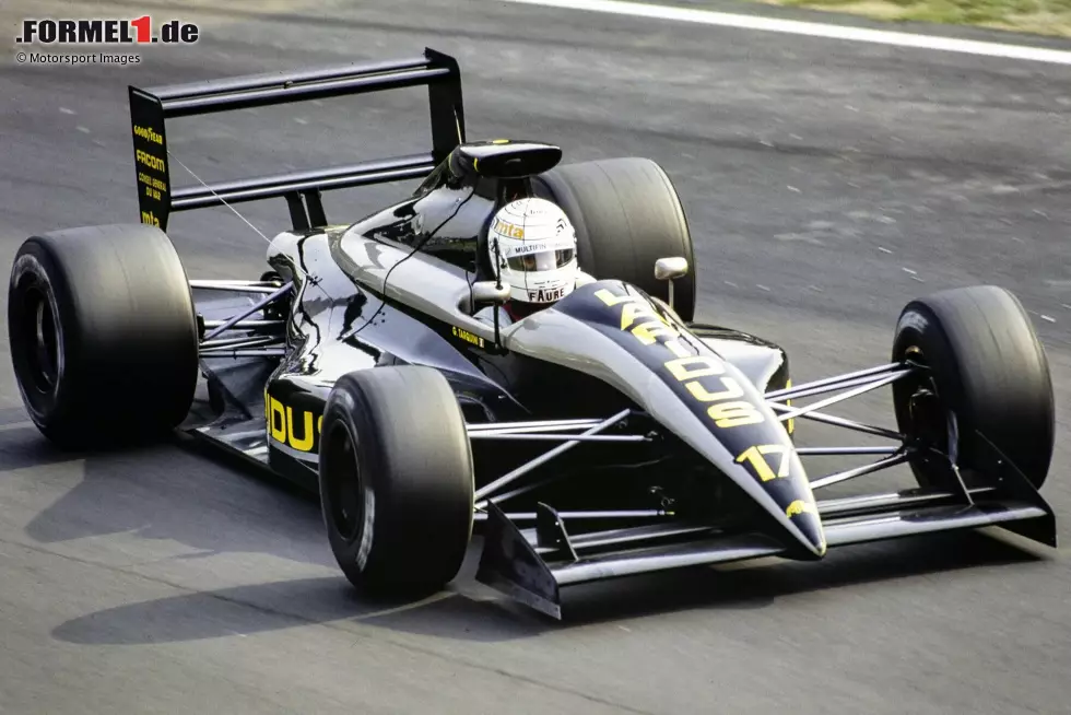 Von 1987 bis 1995 fährt Gabriele Tarquini in der Formel 1 hinterher - meister für klassische "Hinterbänkler" wie AGS, Coloni oder Osella. Er holt nur einen WM-Punkt. Foto zur News: Von 1987 bis 1995 fährt Gabriele Tarquini in der Formel 1 hinterher - meister für klassische "Hinterbänkler" wie AGS, Coloni oder Osella. Er holt nur einen WM-Punkt.