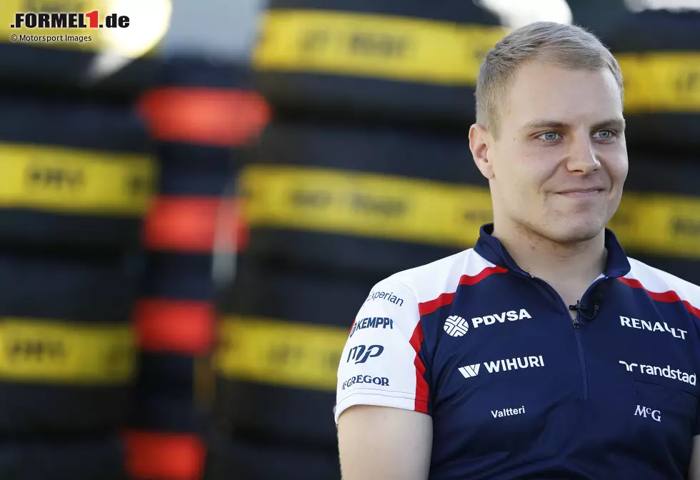 Valtteri Bottas (2013): Damals noch ohne Bart und Vokuhila debütiert der Finne in einem schwierigen Jahr für Williams in der Königsklasse. Ein achter Platz in Austin ist sein einziges Punkteergebnis, doch unter neuem Reglement blüht das Team danach auf. Die Verbindung zu Manager Toto Wolff sichert ihm bei Mercedes die Rosberg-Nachfolge. Foto zur News: Valtteri Bottas (2013): Damals noch ohne Bart und Vokuhila debütiert der Finne in einem schwierigen Jahr für Williams in der Königsklasse. Ein achter Platz in Austin ist sein einziges Punkteergebnis, doch unter neuem Reglement blüht das Team danach auf. Die Verbindung zu Manager Toto Wolff sichert ihm bei Mercedes die Rosberg-Nachfolge.