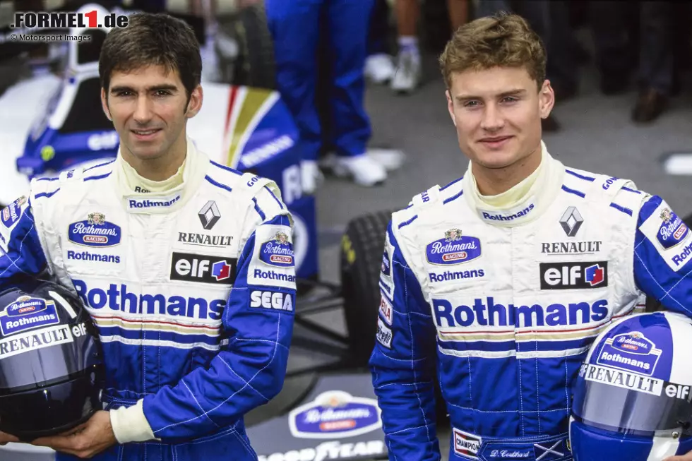 David Coulthard (1994): Der Schotte hat den wohl schwierigsten Einstieg und soll den in Imola tödlich verunglückten Ayrton Senna ersetzen. Das schafft er ordentlich, gewinnt in Portugal 1995 sein erstes Rennen und wechselt anschließend zu McLaren, wo er jahrelang im Spitzenfeld dabei ist, aber nie den Titel holt. Foto zur News: David Coulthard (1994): Der Schotte hat den wohl schwierigsten Einstieg und soll den in Imola tödlich verunglückten Ayrton Senna ersetzen. Das schafft er ordentlich, gewinnt in Portugal 1995 sein erstes Rennen und wechselt anschließend zu McLaren, wo er jahrelang im Spitzenfeld dabei ist, aber nie den Titel holt.